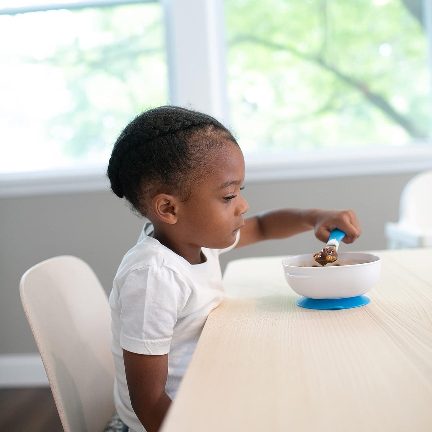 Dr. Brown's No-Slip Strong Suction Bowls for Babies and Toddlers, Baby Led Feeding, 2-Pack, BPA Free, 4m+