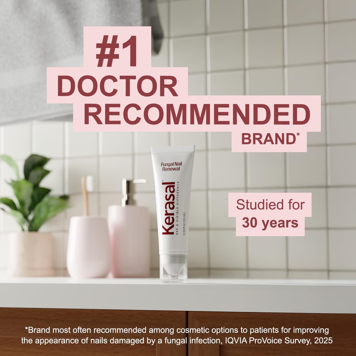 Kerasal Nail Fungus Extra Strength | Restorative Nail Repair for Damaged Nails, 0.33 fl oz (Packaging May Vary)