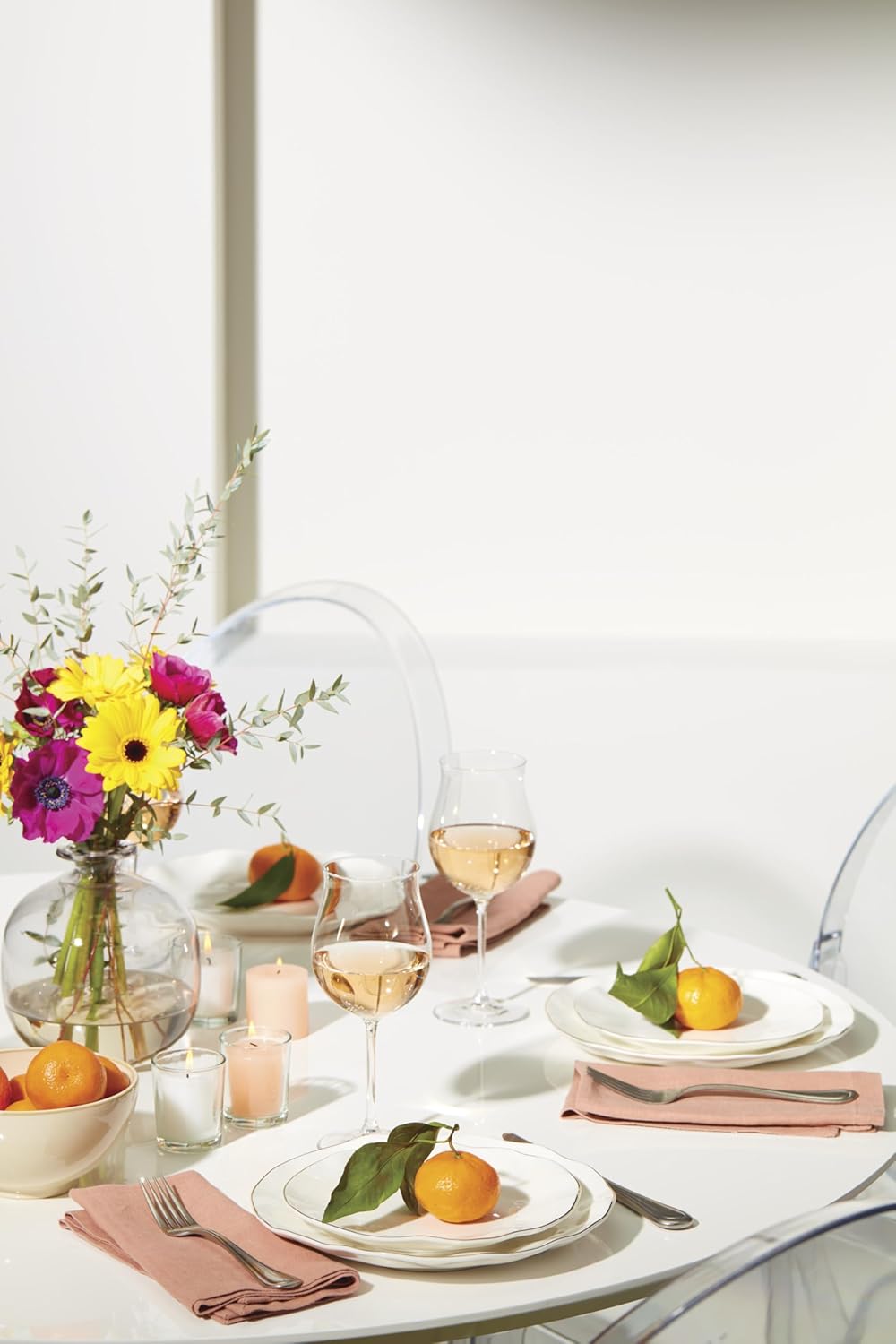 Lenox 899192 Blue Bay White 18-Piece Dinnerware Set, Service For 6