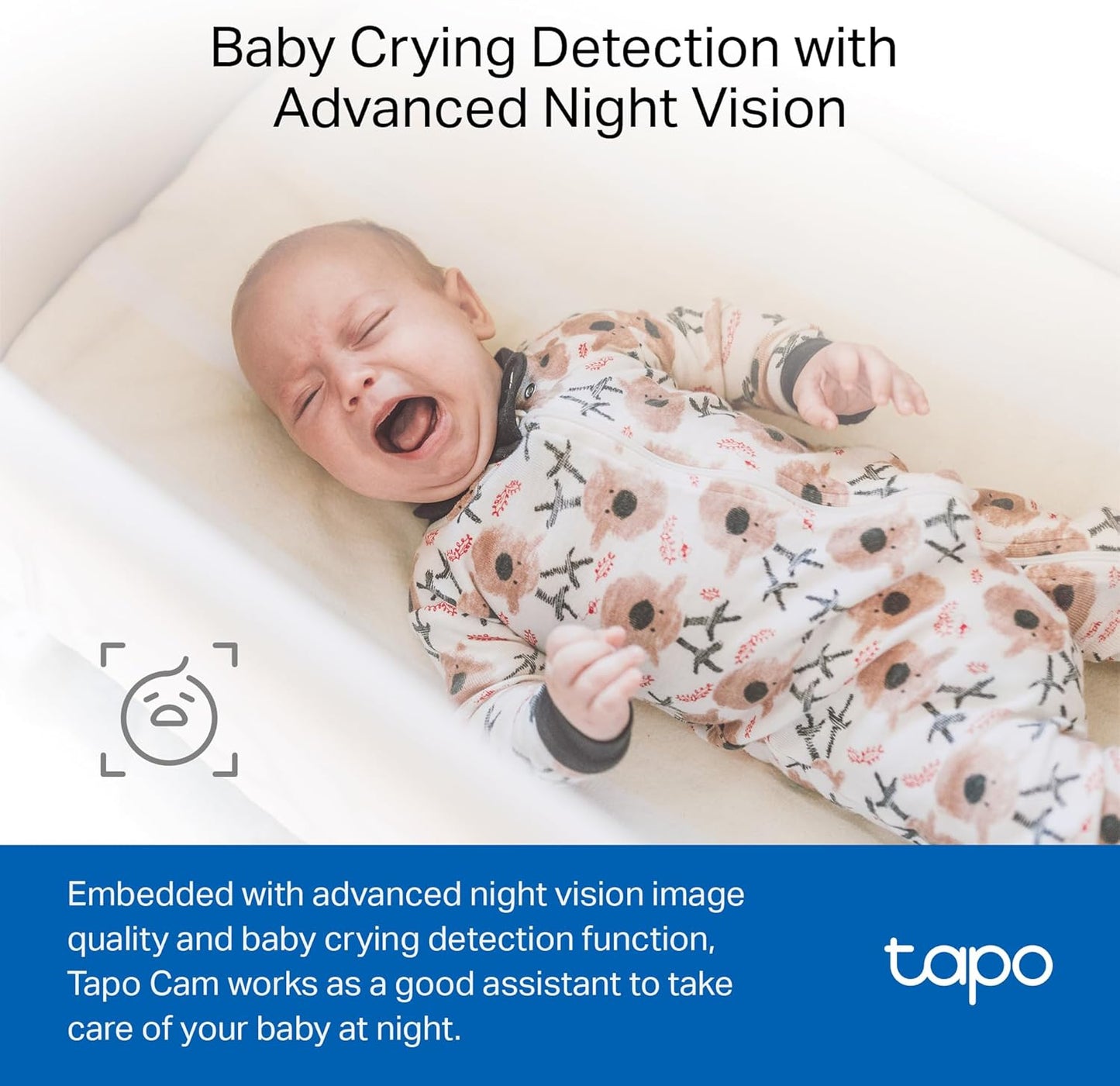 Tapo 1080P Indoor Wired Security Camera - Works as a Baby & Pet Monitor, Motion Detection, 2-Way Audio, Siren, Night Vision, Subscription-Free Local or Optional Cloud, Works with Alexa, C100(4-Pack)