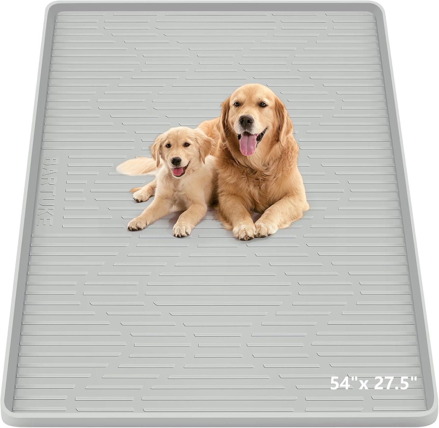 Pee Pads for Dogs, 54" x 27.5" Extra Large Reusable Silicone Mat, Washable Reusable Puppy Training Pads for Potty Training, Non-Slip, Leak-Proof, Indoor Floor Protection