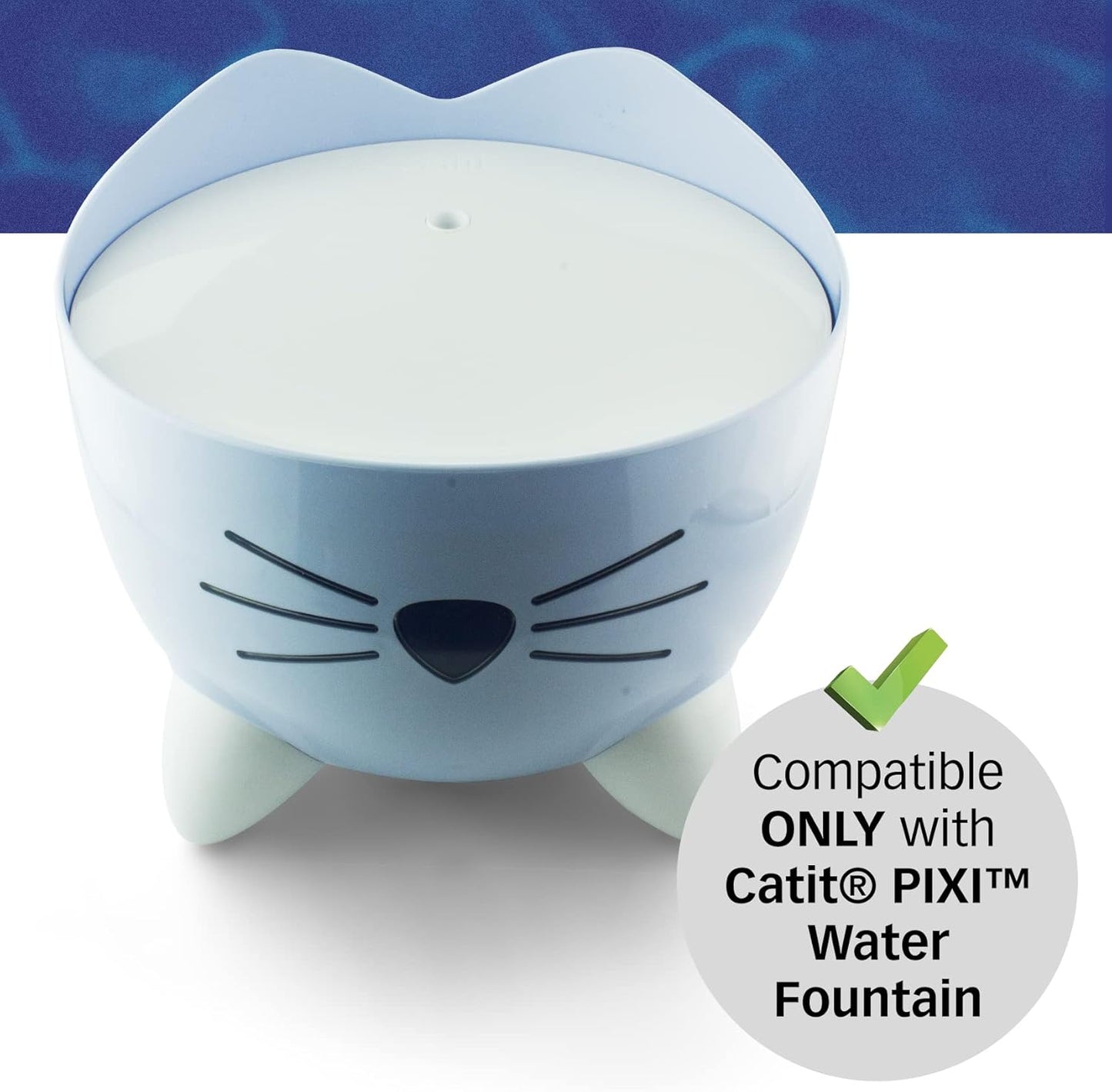 PET STANDARD Water Filters, Compatible with Catit® PIXI™ Water Fountain, Pack of 12
