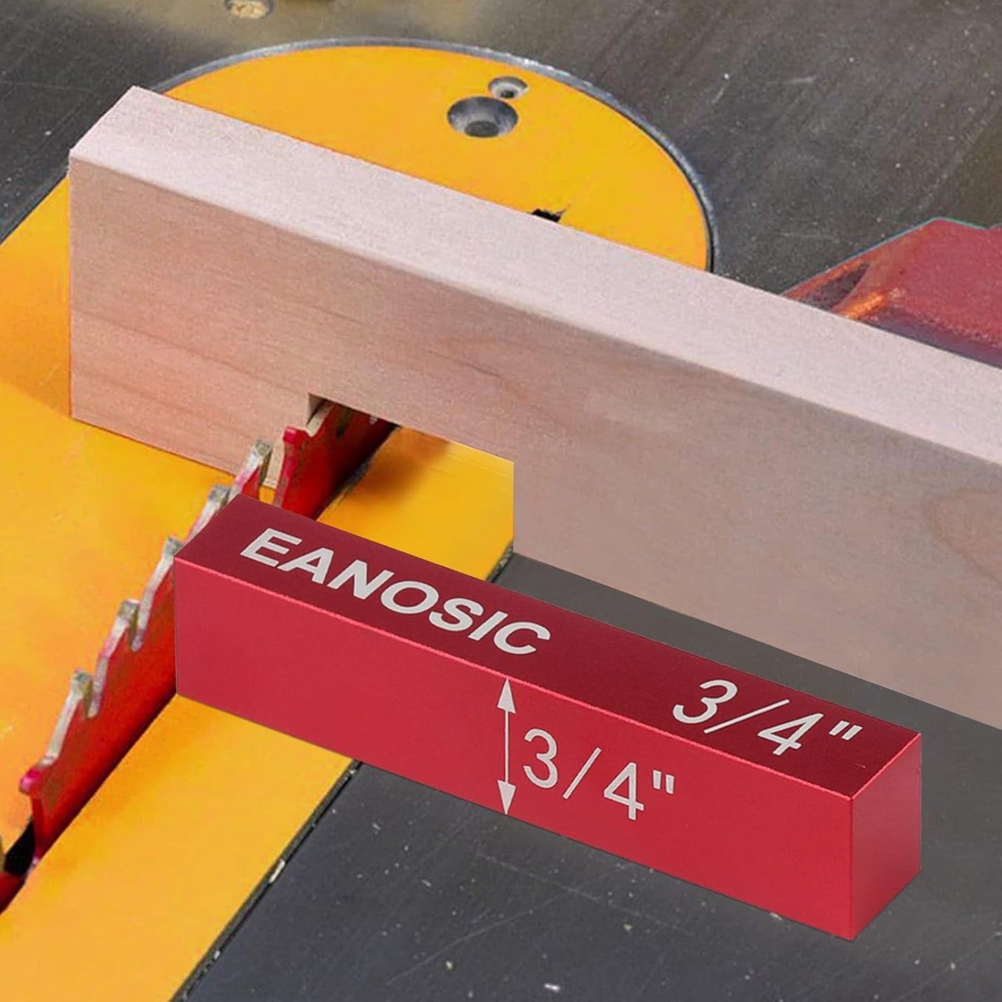Setup Blocks Height Gauge Set, 15pcs Precision Aluminum Setup Bars for Router and Table Saw Accessories Woodworking Set Up, Bars Include Laser Engraved Size Markings