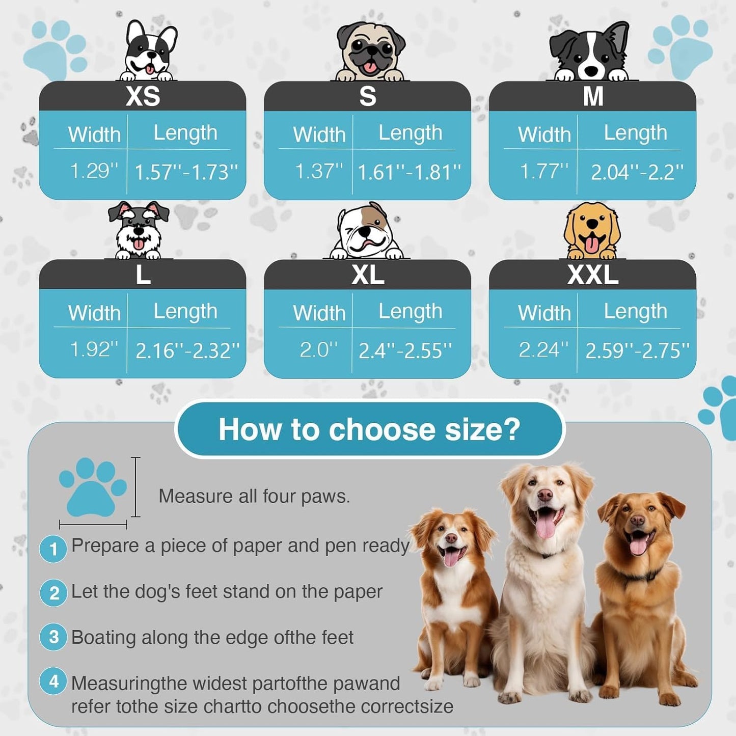Dog Shoes for Hot Pavement & Snow - Waterproof, Non-Slip Dog Booties with Adjustable Straps. Breathable & Easy-Clean Paw Protectors, Easy ON/Off for Beach, Hiking All Seasons (Black, XL)