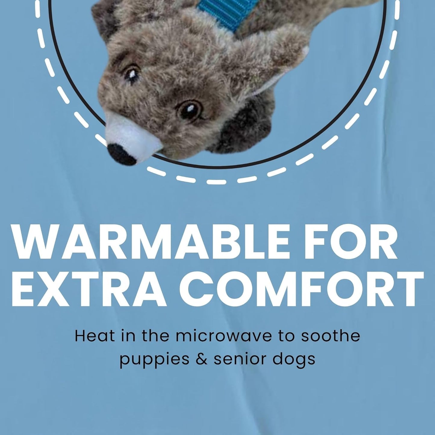 Comfort Cub Interactive Calming Dog Toy – 12 oz (3/4 lb) for Playful Dogs