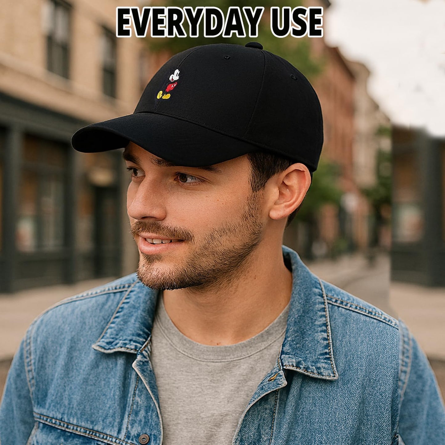 Disney Adult Baseball Cap, Mickey Mouse Adjustable Dad Hat