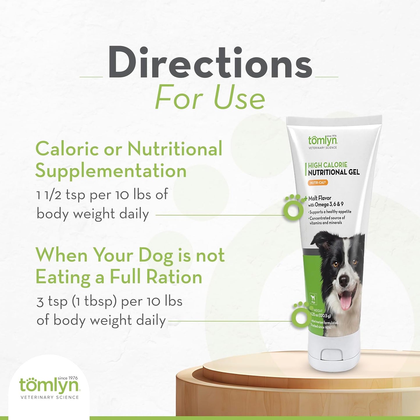 Tomlyn Nutri-Cal Malt-Flavored High-Calorie Nutritional Gel for Dogs, 4.25oz
