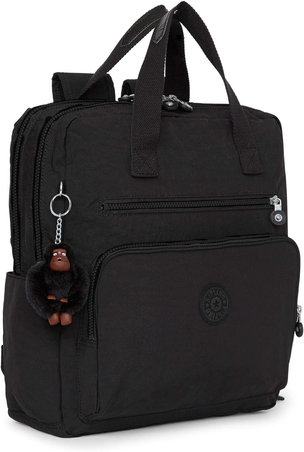 Kipling Audrie Backpack Diaper Bag Black Tonal (Black Tonal)