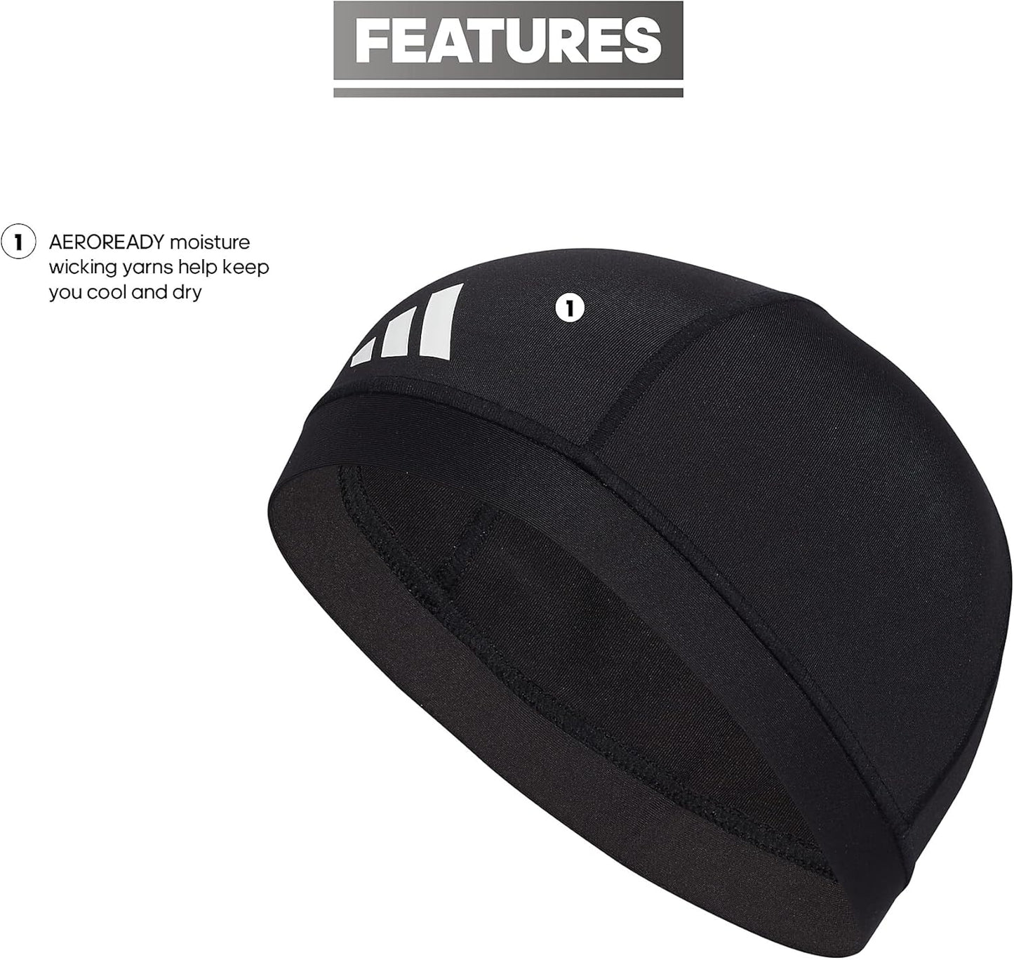 adidas Unisex-Adult Aeroready Football Skull Cap