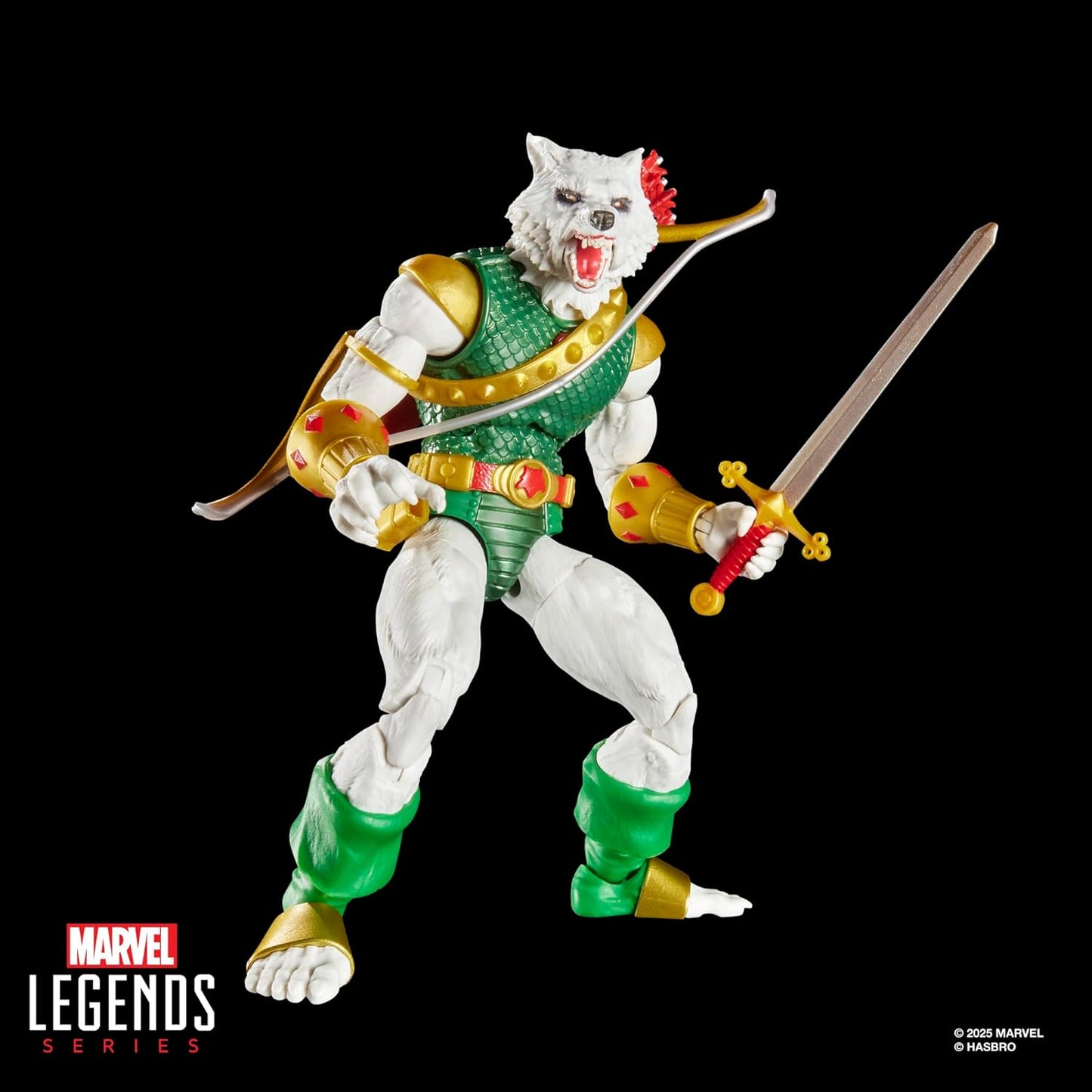 Marvel Legends Series Magic: The Gathering Man-Wolf, 6-Inch Spider-Man Action Figure Toy & Exclusive Foil Collectible Card Game Trading Card
