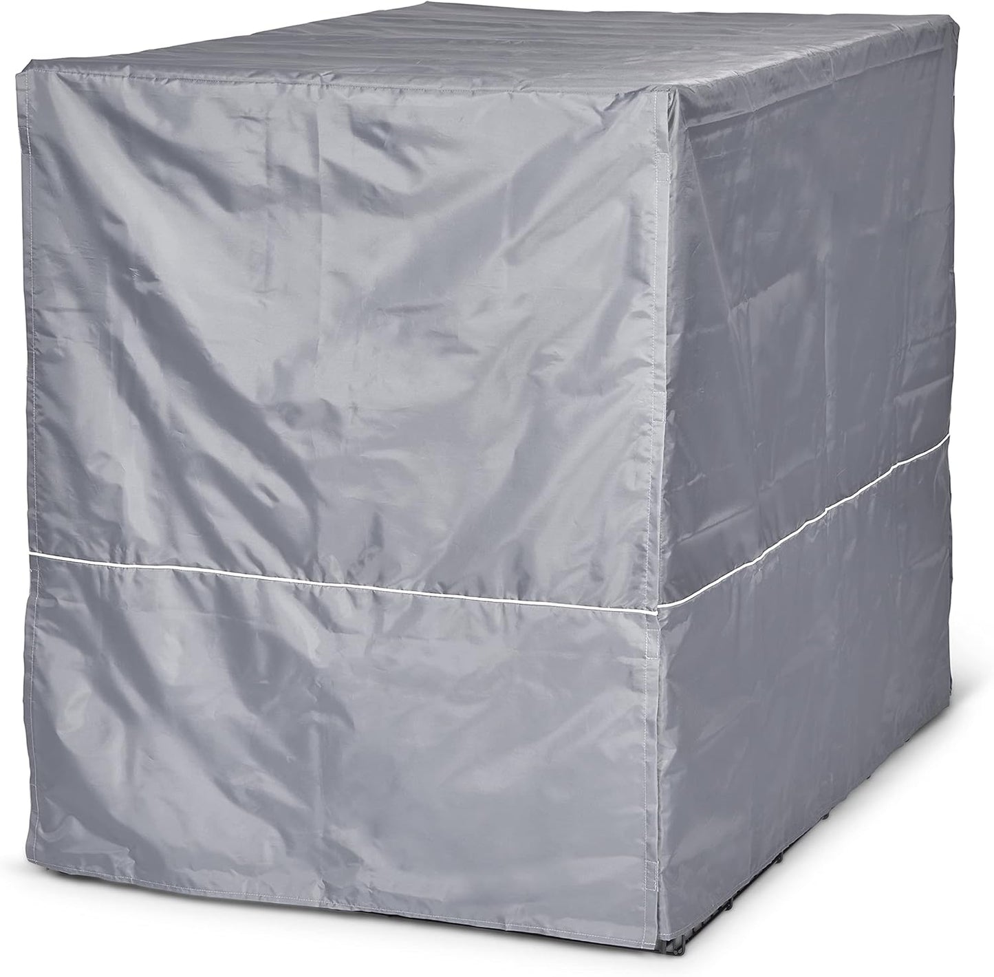 MidWest Homes for Pets XXL Dog Crate Cover, Polyester Privacy Kennel Cover Fits Most Giant 54-Inch Crates, Light Gray, Machine Washable, Reduces Barking & Chewing