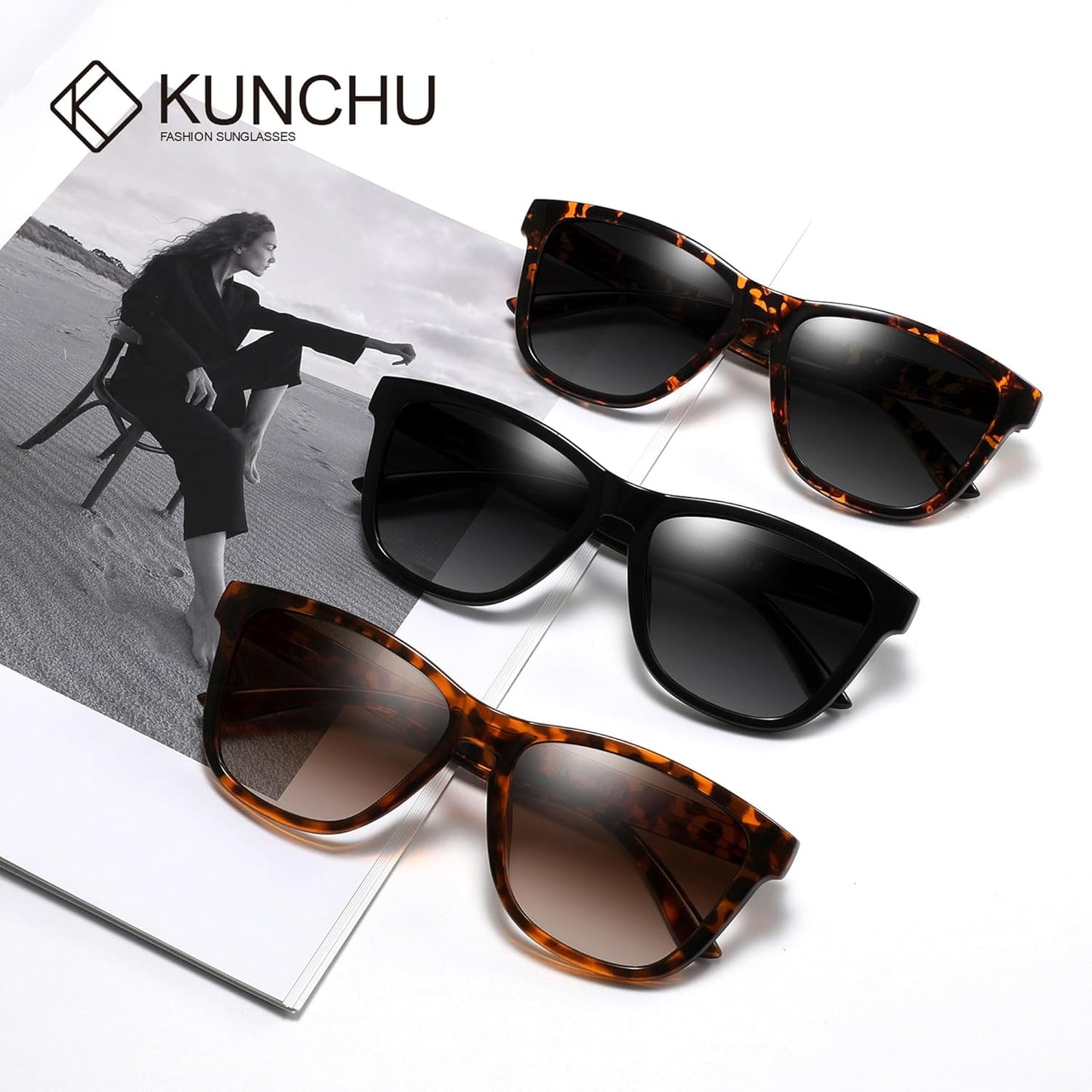 Polarized Sunglasses Womens Trendy Classic Retro Womens Sunglasses Men Driving Sun Glasses UV Protection
