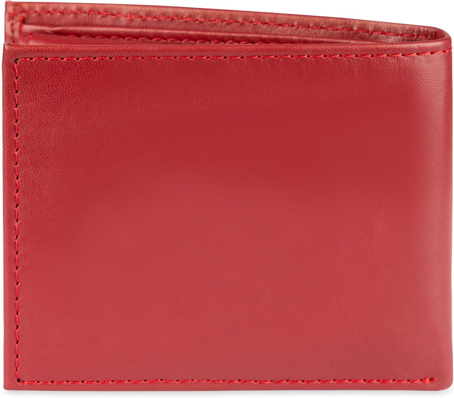 Tommy Hilfiger Men's Slim Leather Bifold Passcase Wallet with Removable ID Window