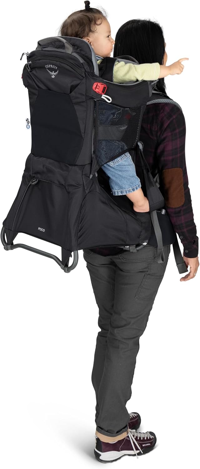 Osprey Poco Child Carrier Backpack - Adjustable Travel Baby Carrier with Sunshade - Hiking Carrier for Toddlers