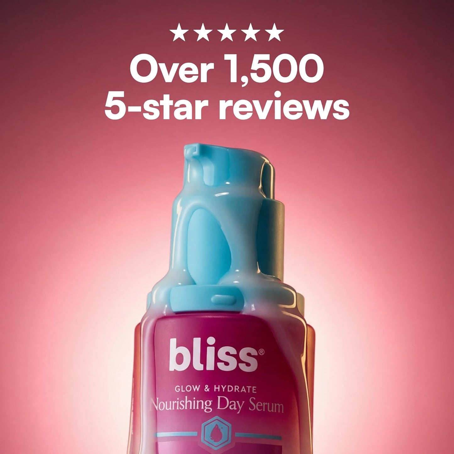 Bliss Glow & Hydrate Serum – Niacinamide + Hyaluronic Acid Face Serum with Vitamin E – Hydrating & Brightening Serum for Dull Skin, Pores & Uneven Tone – Lightweight Daily Skincare, 1 Fl Oz
