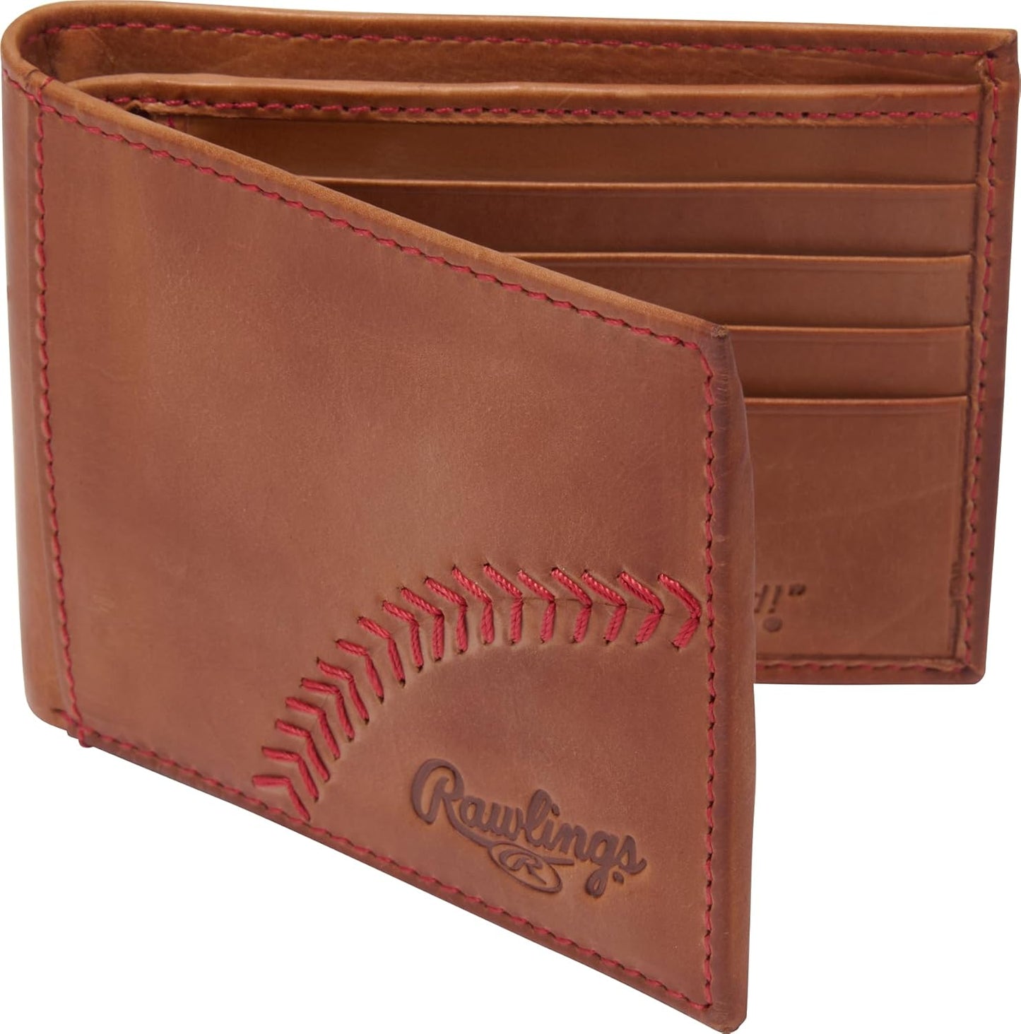 Rawlings | Men's Bifold Wallet Collection | Genuine Leather | Multiple Styles & Colors
