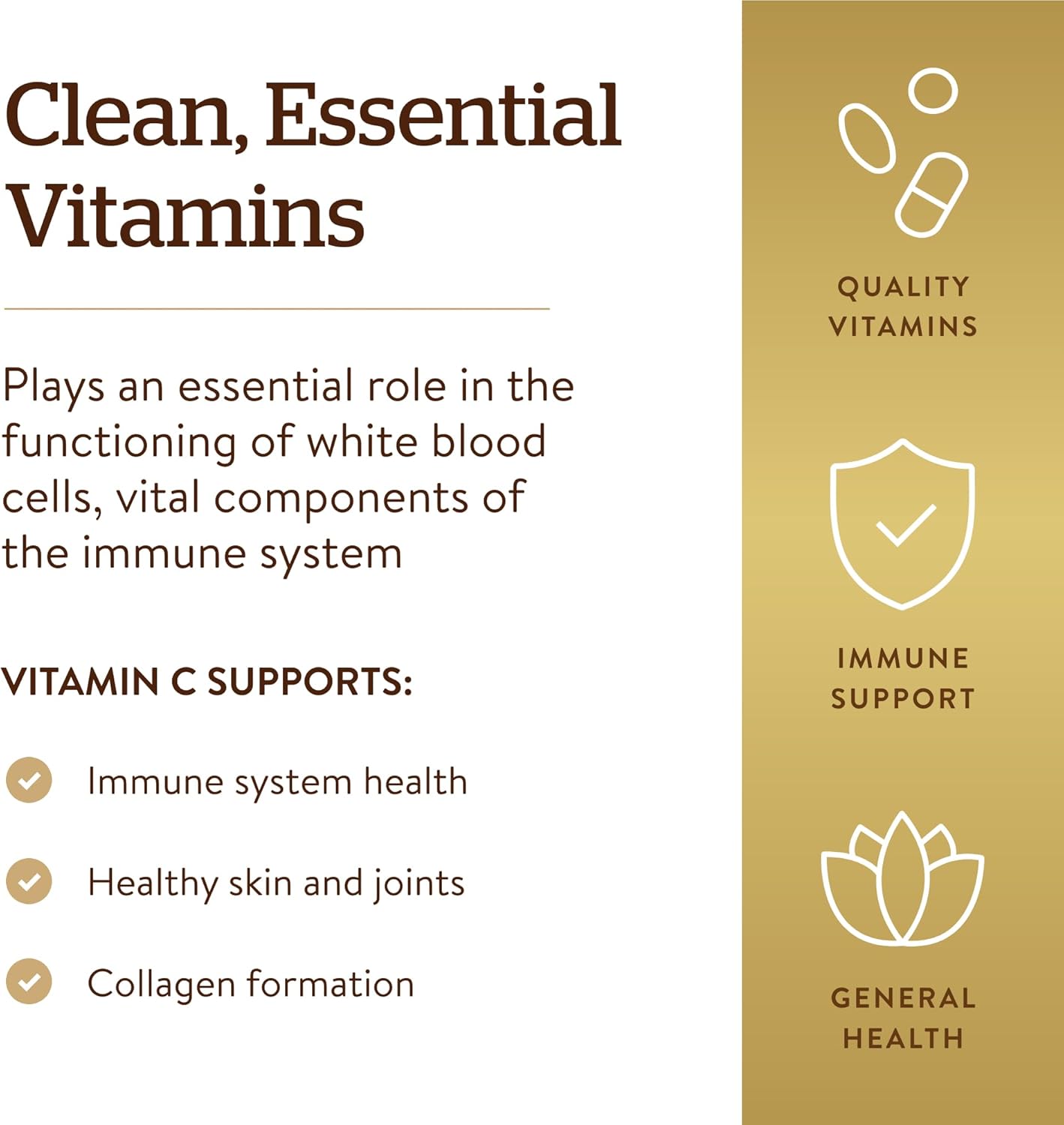 Solgar Vitamin C 1000 mg, 250 Vegetable Capsules - Antioxidant & Immune Support - Overall Health - Healthy Skin & Joints - Bioflavonoids Supplement - Non GMO, Vegan, Gluten No, Kosher - 250 Servings
