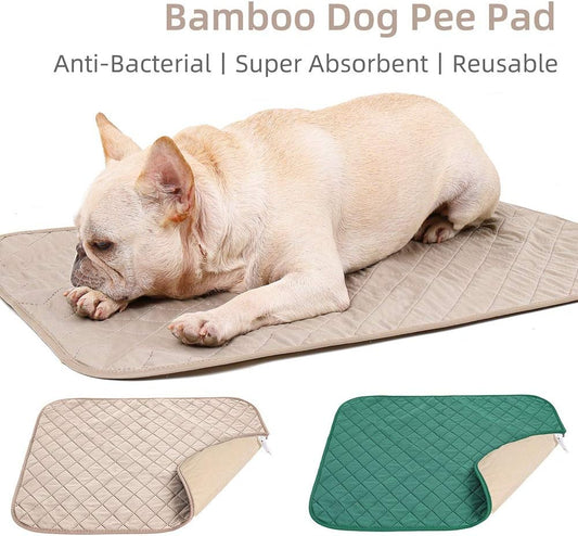 Ochine Reusable Pee Pads for Dogs, Washable Dog Training Pads with 4 Layers Design, Super Absorbent Reusable Kennel Mat & Quality Travel Pee Pads