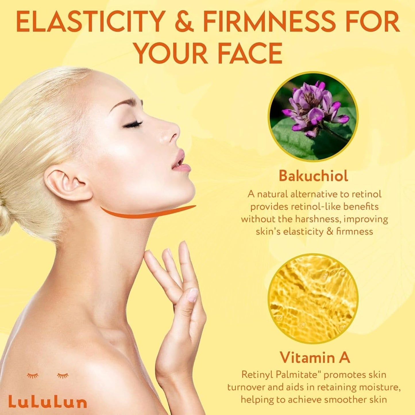 Lululun 28 EA Vitamin C Face Mask for Women & Men with 7 Herbs & 7 Vitamins for Pore Firming & Even Toning Skin, Daily Face Masks Skincare, Hydrating Facial Mask, Face Mask Sheets from Japan HYDRA V