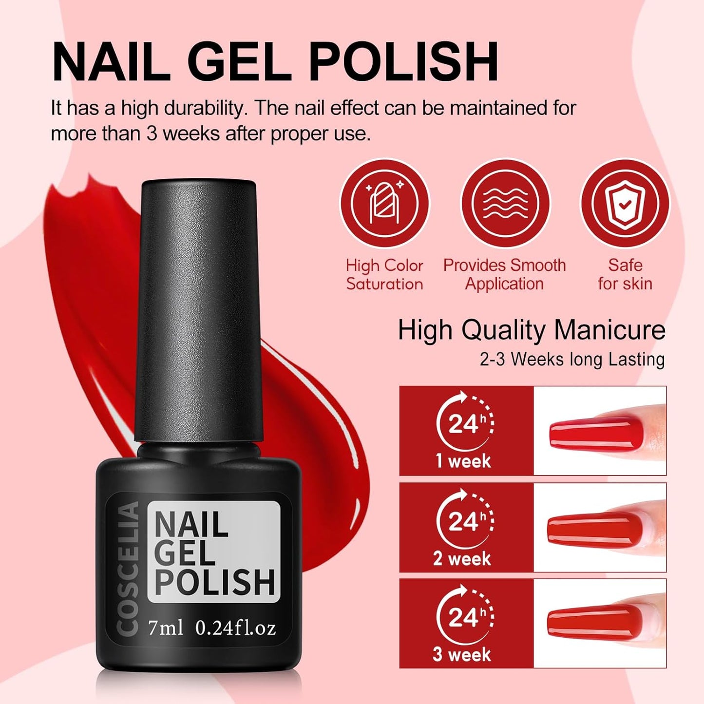 COSCELIA 53pcs Gel Nail Polish Kit with U V light and Drill Starter Kit 35 Colors Gel Nail Polish with 5pcs Top Base Coat Nail Art Professional Gel Manicure Kits Gifts for Women Teens Girls