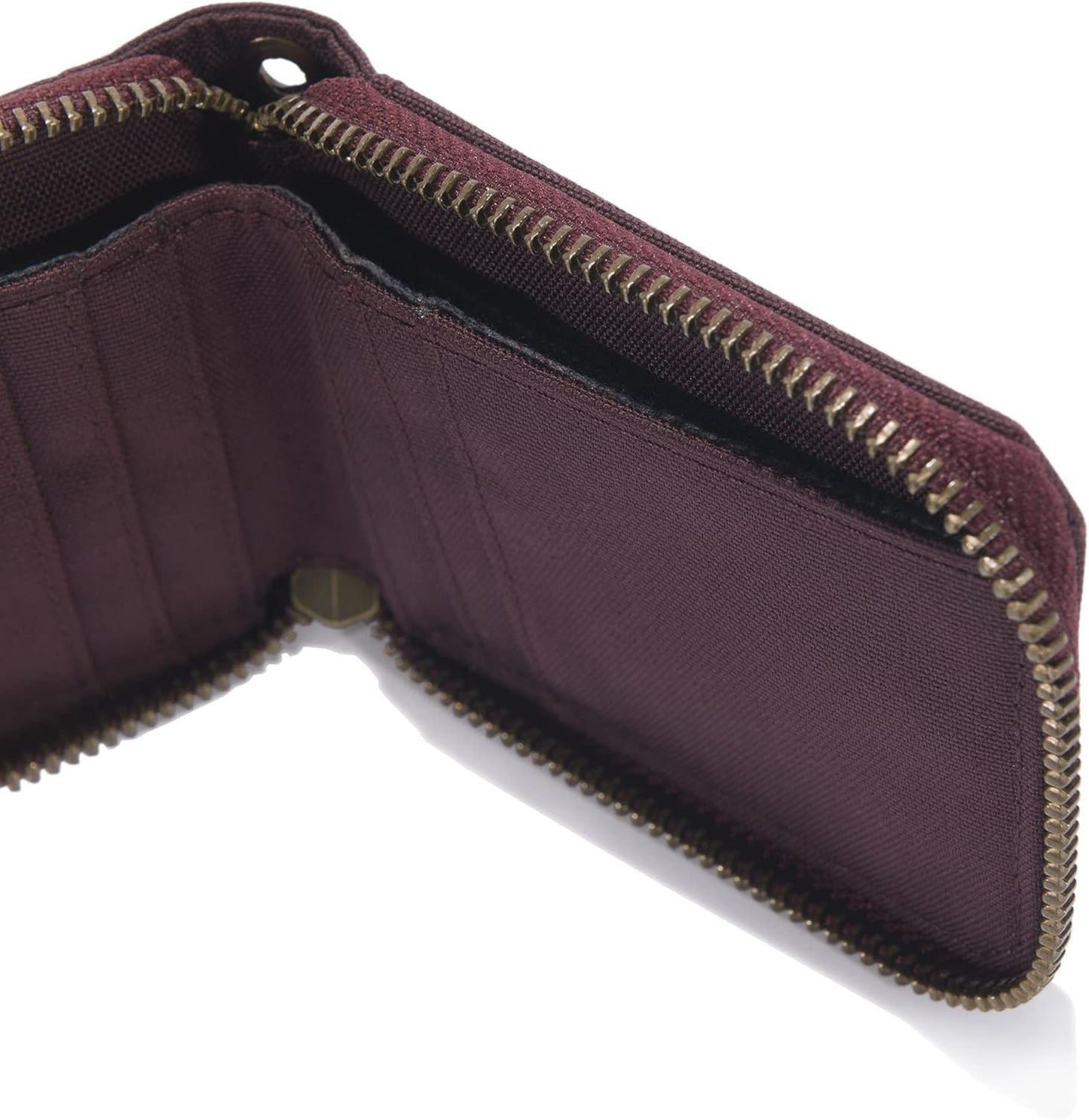 Carhartt Men's Nylon Duck Zipper Wallet, Deep Wine