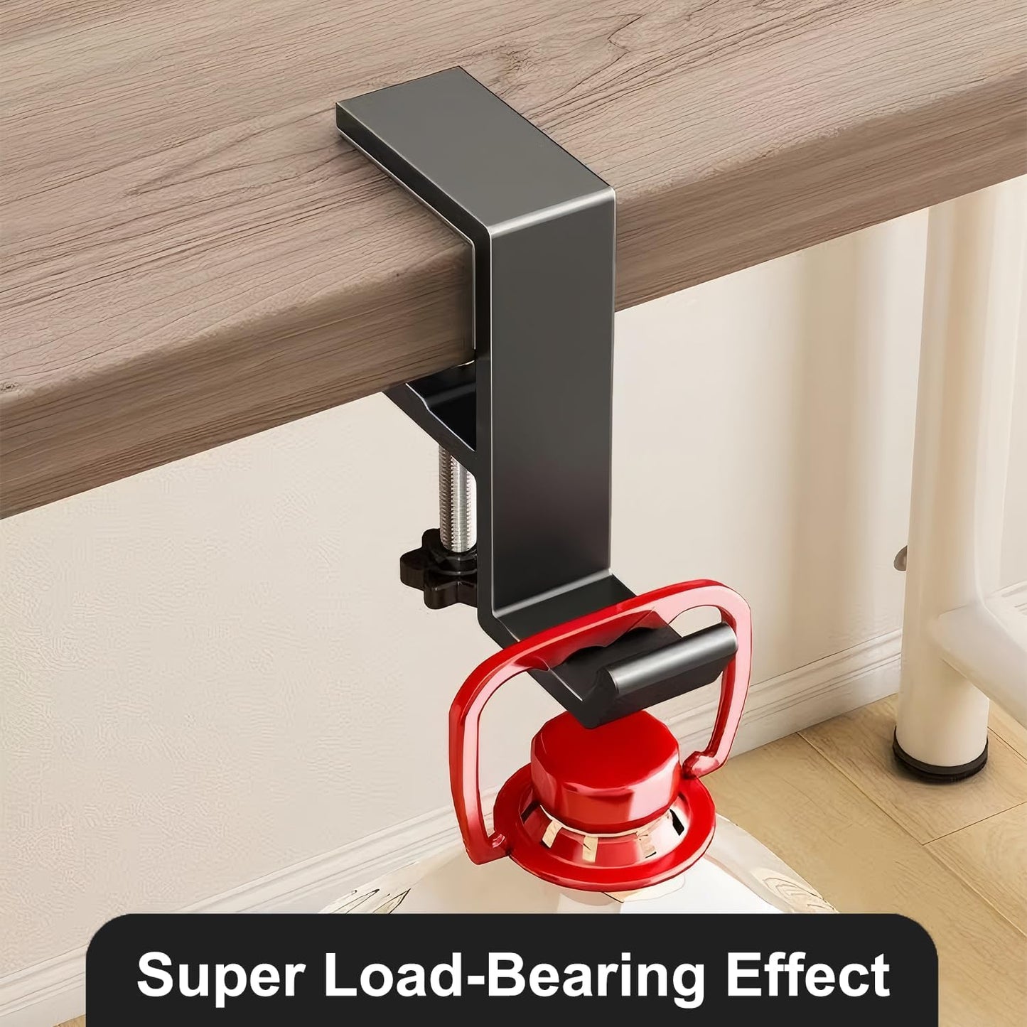 JAKO Headphone Stand - Aluminum Alloy Headphone Holder, Under Headset Stand for Desk Fit for PC Gaming Headset Hanger Hook Suitable for Office, Computer, Student Class Desk, Handmade Creator Table