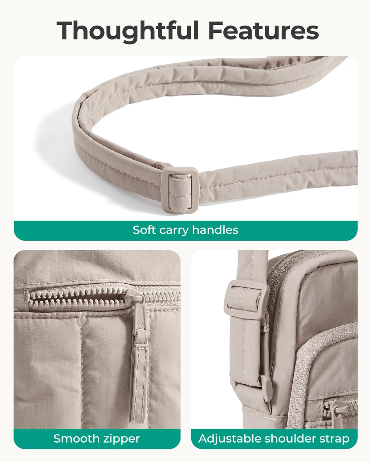 BAGSMART Small Crossbody Bags for Women, Mini Cell Phone Cross body Purses Travel Wallet with RFID Blocking Card Slots