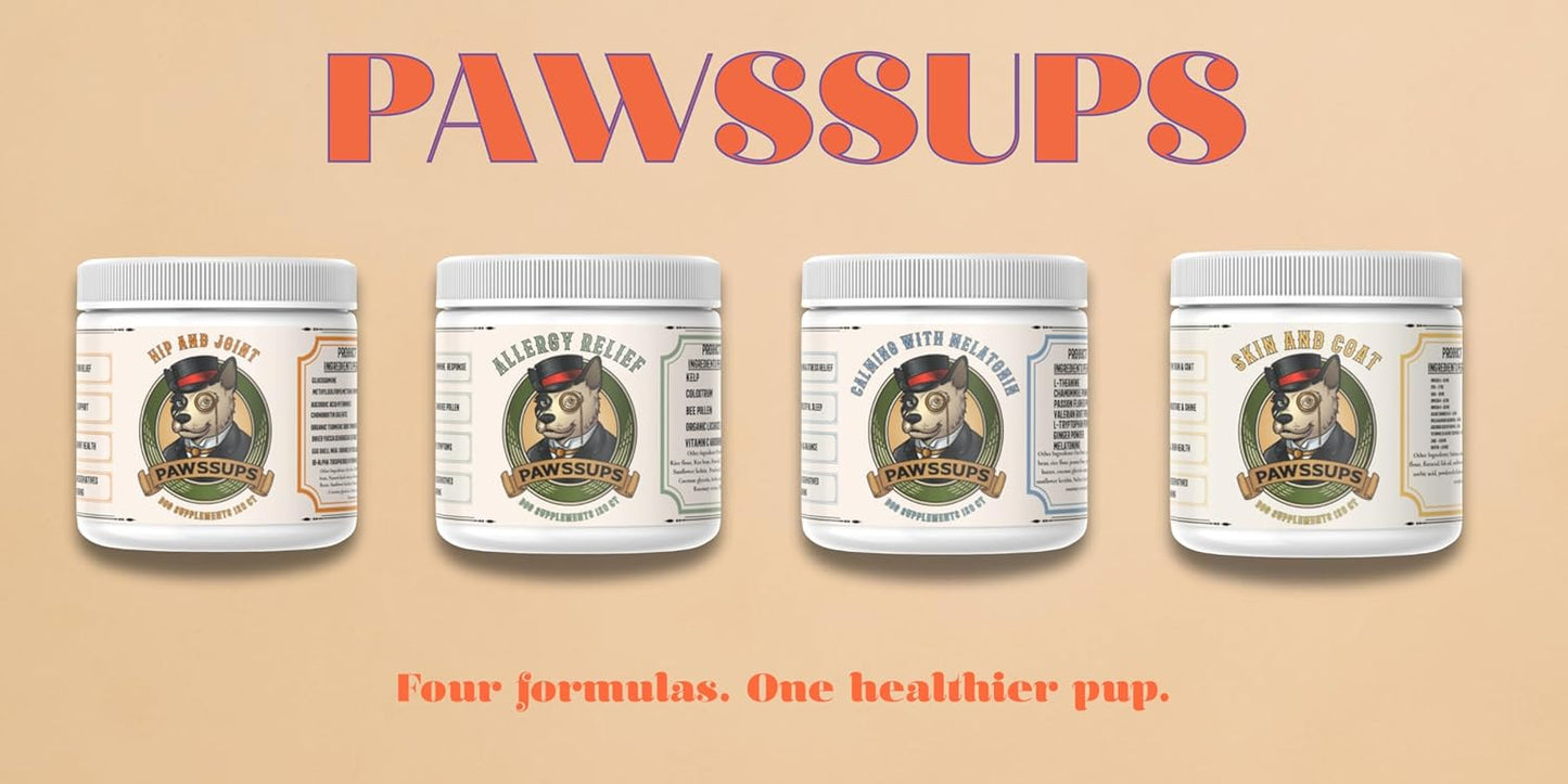 Calming Chews for Dogs – Stress & Anxiety Relief with Melatonin, Chamomile & L-Tryptophan – Soothes Hyperactivity, Separation, Travel & Fireworks – 120 Soft Chews