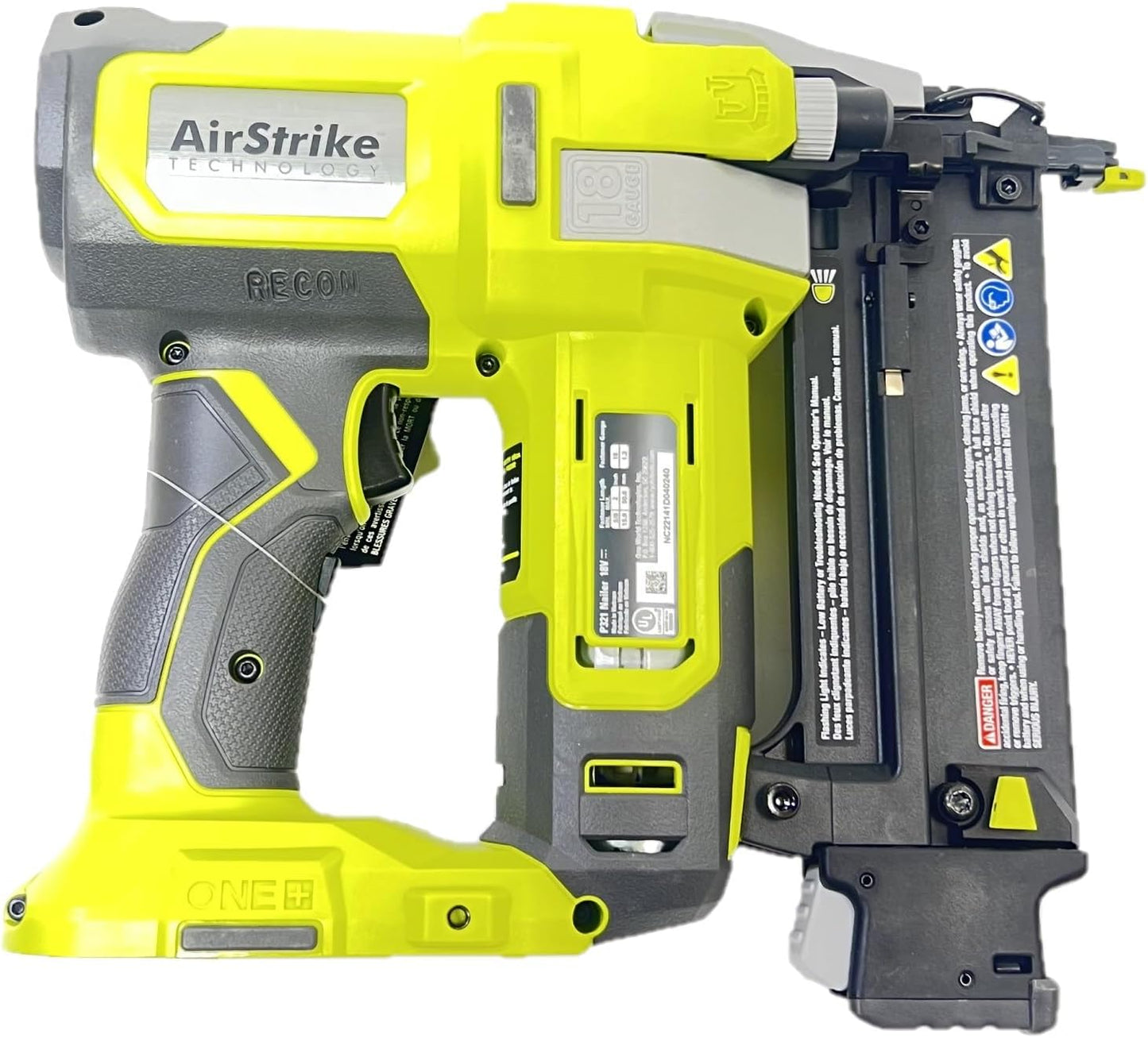 Ryobi 18V ONE+ 18-Gauge Cordless Airstrike Brad Nailer (Tool Only) P321