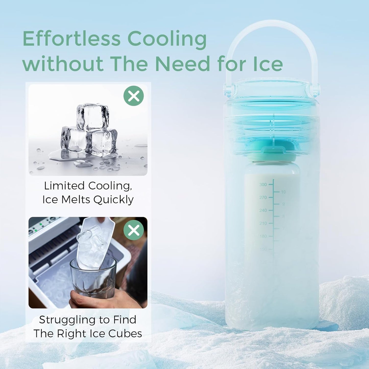 Momcozy Portable Breast Milk Cooler for Travel, 24H Ice-Free Cooling Breastmilk Storage Bottles Container, 12 Ounces Leak Proof Outdoor Small Freezer, Baby Breastfeeding Essential for New Moms