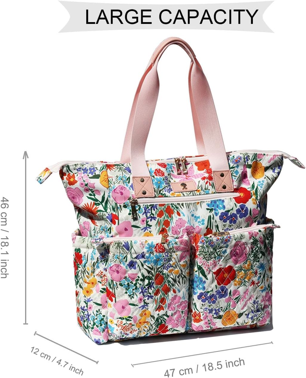 ESVAN Diaper Tote Bag Totepack Backpack 2 in 1 for Women Multifunctional Large Capacity with Insulated Pockets Travel | Multifunctional, Travel