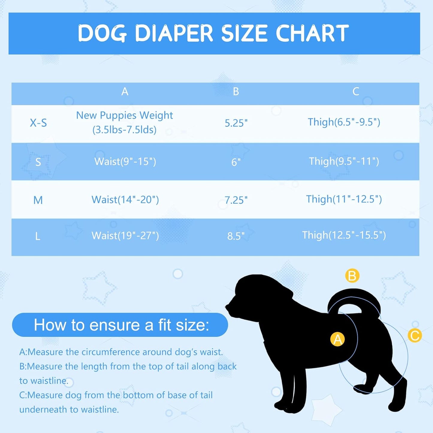 4 Pack Dog Diapers Female Washable Dog Diapers Reusable Puppy Diapers Highly Absorbent Comfortable Doggy Diapers for Dogs in Heat or Excitable Urination(M Candy Color)