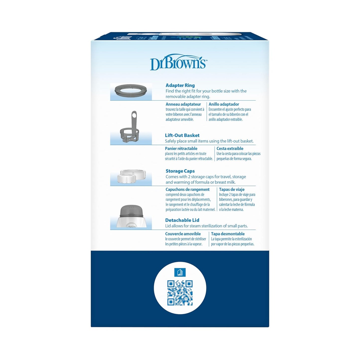 Dr. Brown's Insta-Feed Baby Bottle Warmer and Sterilizer for Baby Bottles and Baby Food Jars