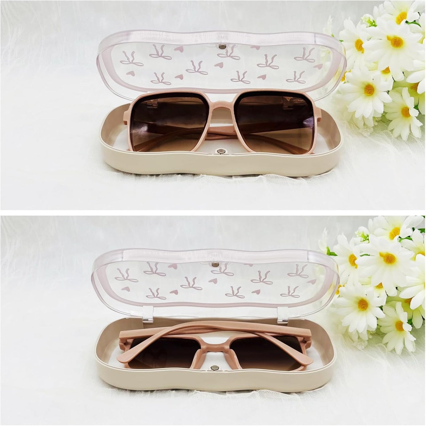 Glasses Case Hard Shell, Cute Sunglasses Case, Glass Cases for Eyeglasses Women, Reading Eye Glass Cases