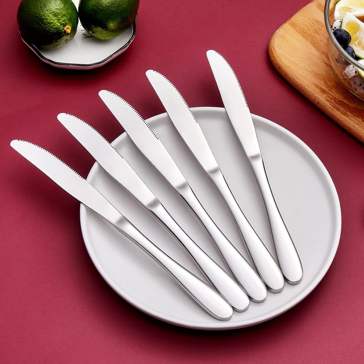 8-Piece Stainless Steel Table Knives,Dinner Knives Set,9.1-Inch (8-Piece)