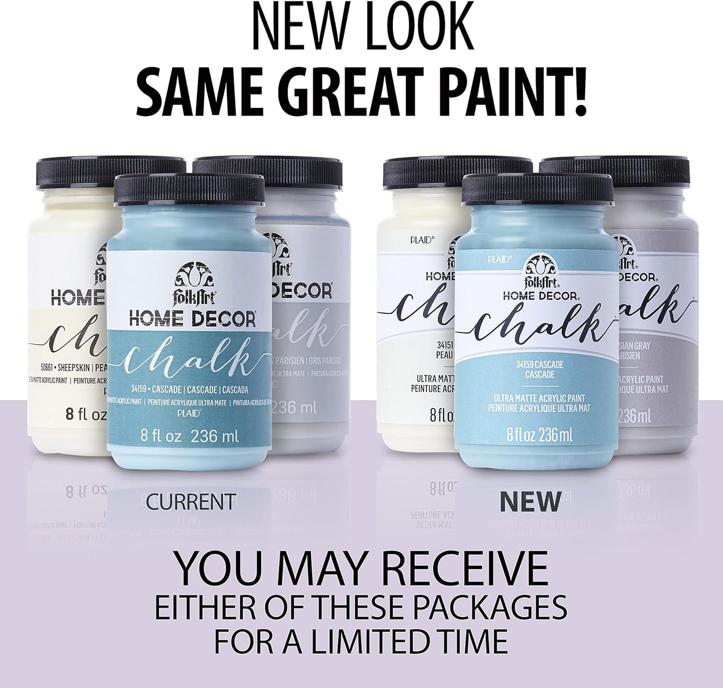 FolkArt Home Décor Chalk Finish Paint Set (2 Ounce), PROMOFAHDC