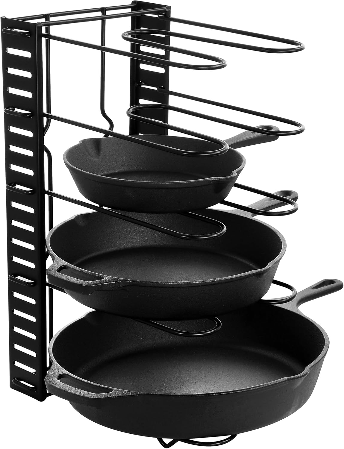 Megachef MegaChef 12 Piece Round PreSeasoned Cast Iron Cookware Set, Black and Red