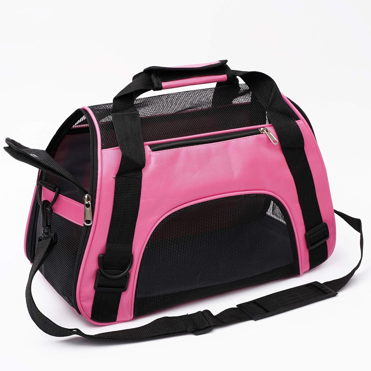 Cat Carrier for Small Cats Soft-Sided Pet Carrier for Cats Puppies Small Pets Airline Approved Lightweight Comfortable Travel Cat Carrier (Small, Pink)
