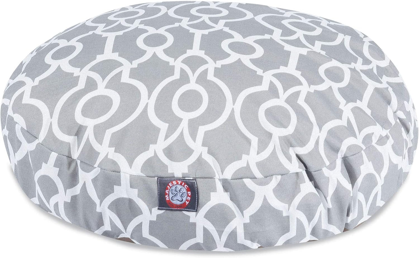 Majestic Pet Athens Gray Large Round Pet Bed
