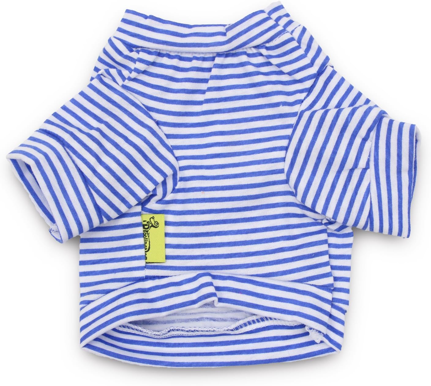 DroolingDog 3 Pack Striped Dog Shirts for Small Dogs - Girls & Boys Dog Clothes - Striped Puppy T Shirts, Small, Pack of 3