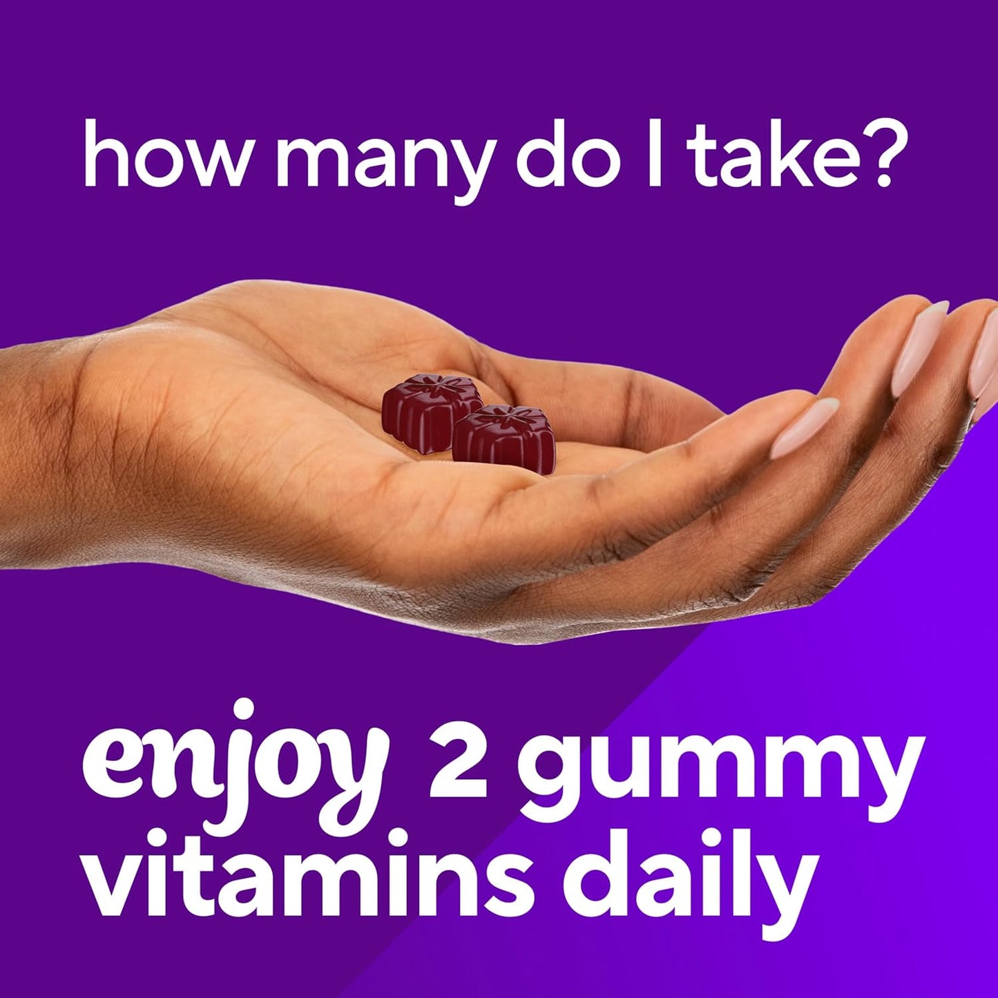 Vitafusion Iron Gummy Vitamin Supplement, Supports Red Blood Cell Production*, Guava Hibiscus Flavor, 30 Servings, 60 Count
