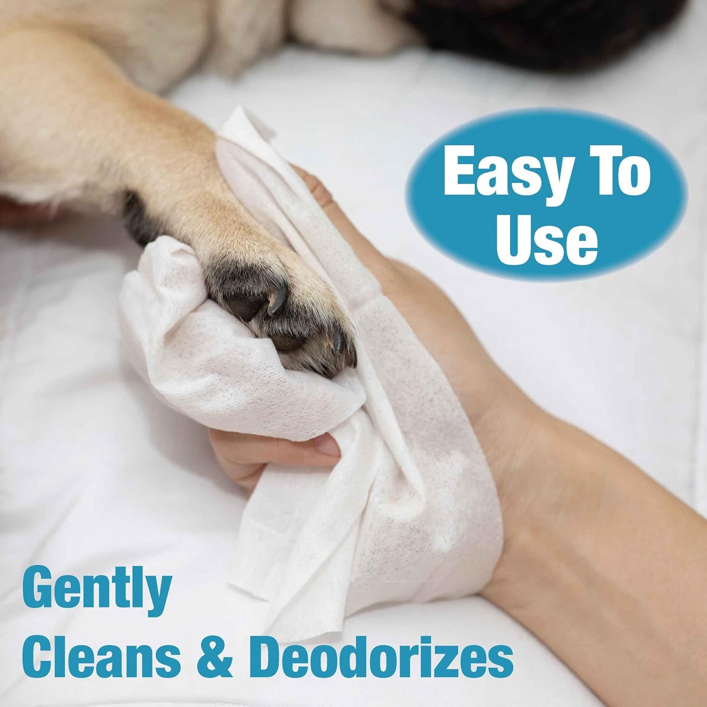 110 Pack Pet Grooming Wipes - Large & Extra-Large Sizes - Lavender, Aloe, & Unscented Variations - Hypoallergenic & Extra Durable - Perfect for Dogs & Cats, 8.6"x7.8"
