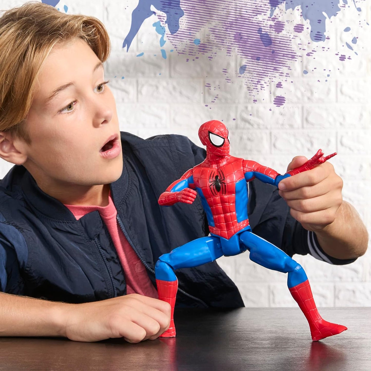 Marvel Spider-Man Titan Series Action Figure, 12-Inch (30 cm) Super Hero Toys for Kids Ages 4+