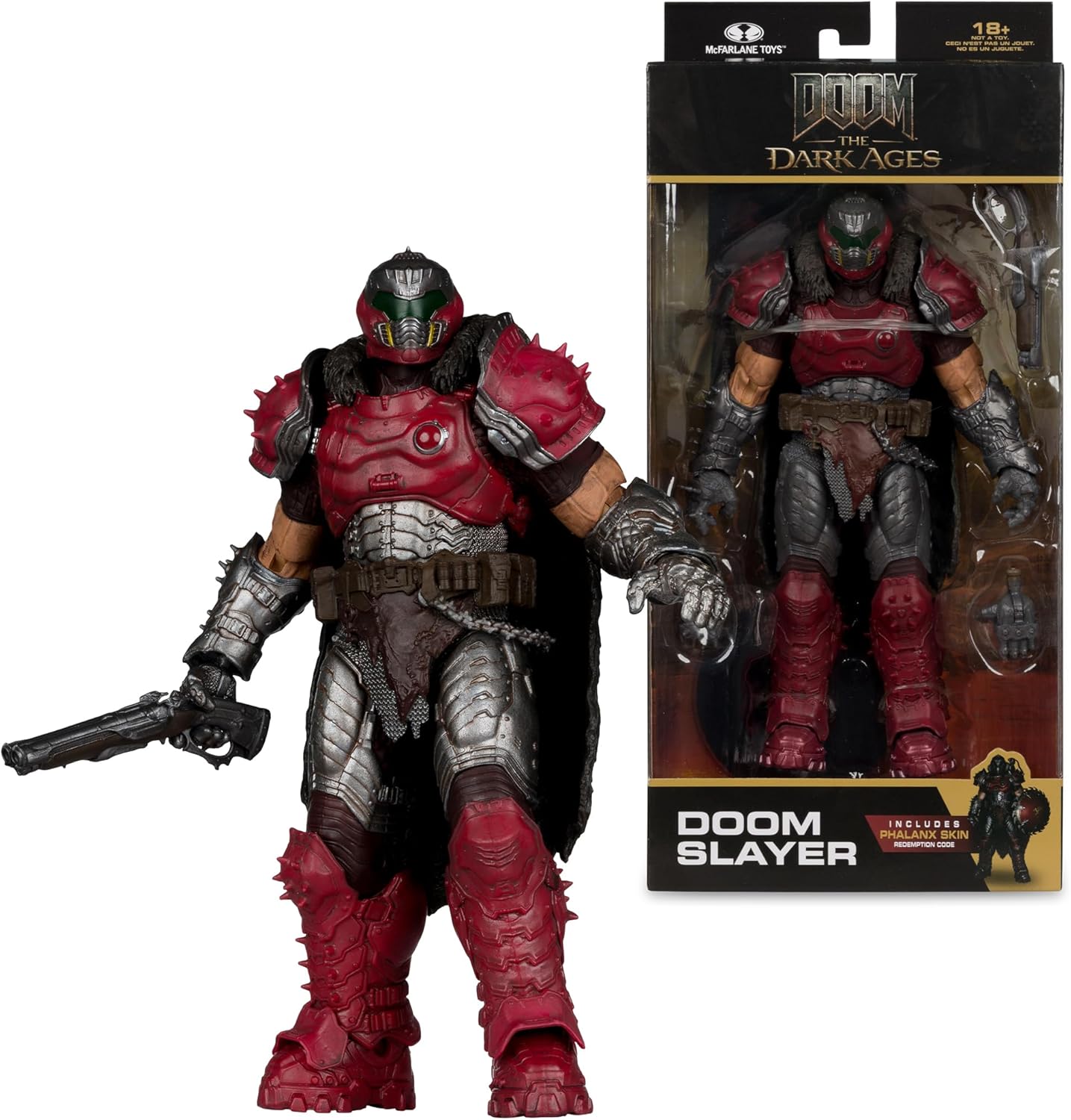 McFarlane Toys- Doom: The Dark Ages Doom Slayer (Phalanx Skin) 7in Action Figure