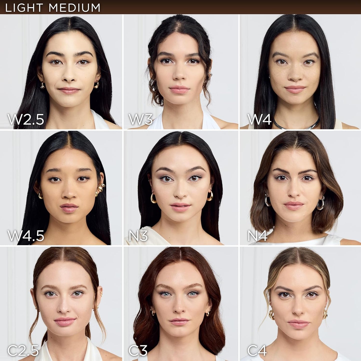 L'Oreal Paris True Match Super-Blendable Foundation, Medium Coverage Liquid Foundation Makeup, W3, Light Medium, 1 Fl Oz