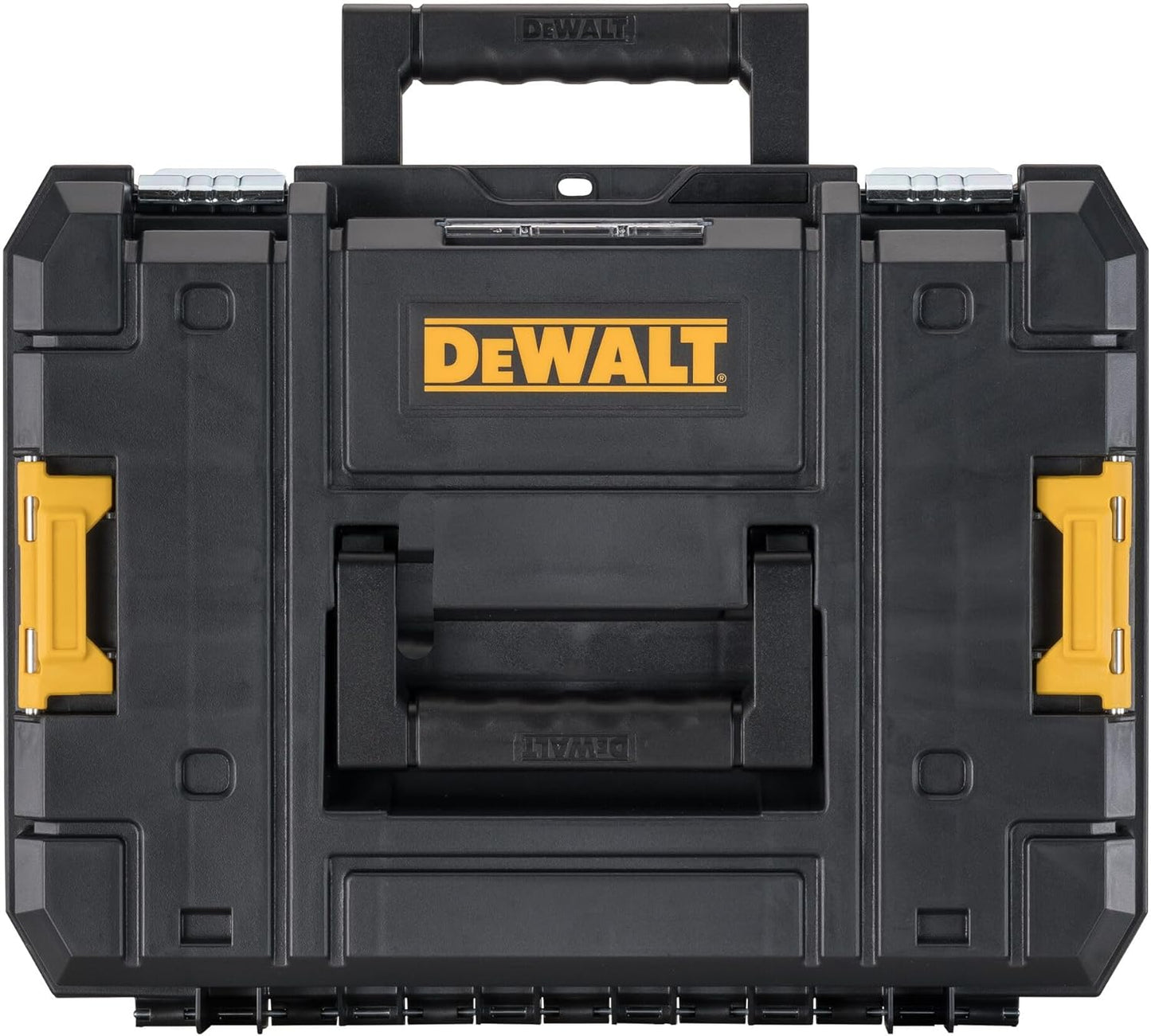 DEWALT TSTAK II Tool Box, Flat Top Tool Storage Case, Organizer Box Holds Up To 66 lbs, Flexible Platforms for Stacking, 13 Inch (DWST17807)