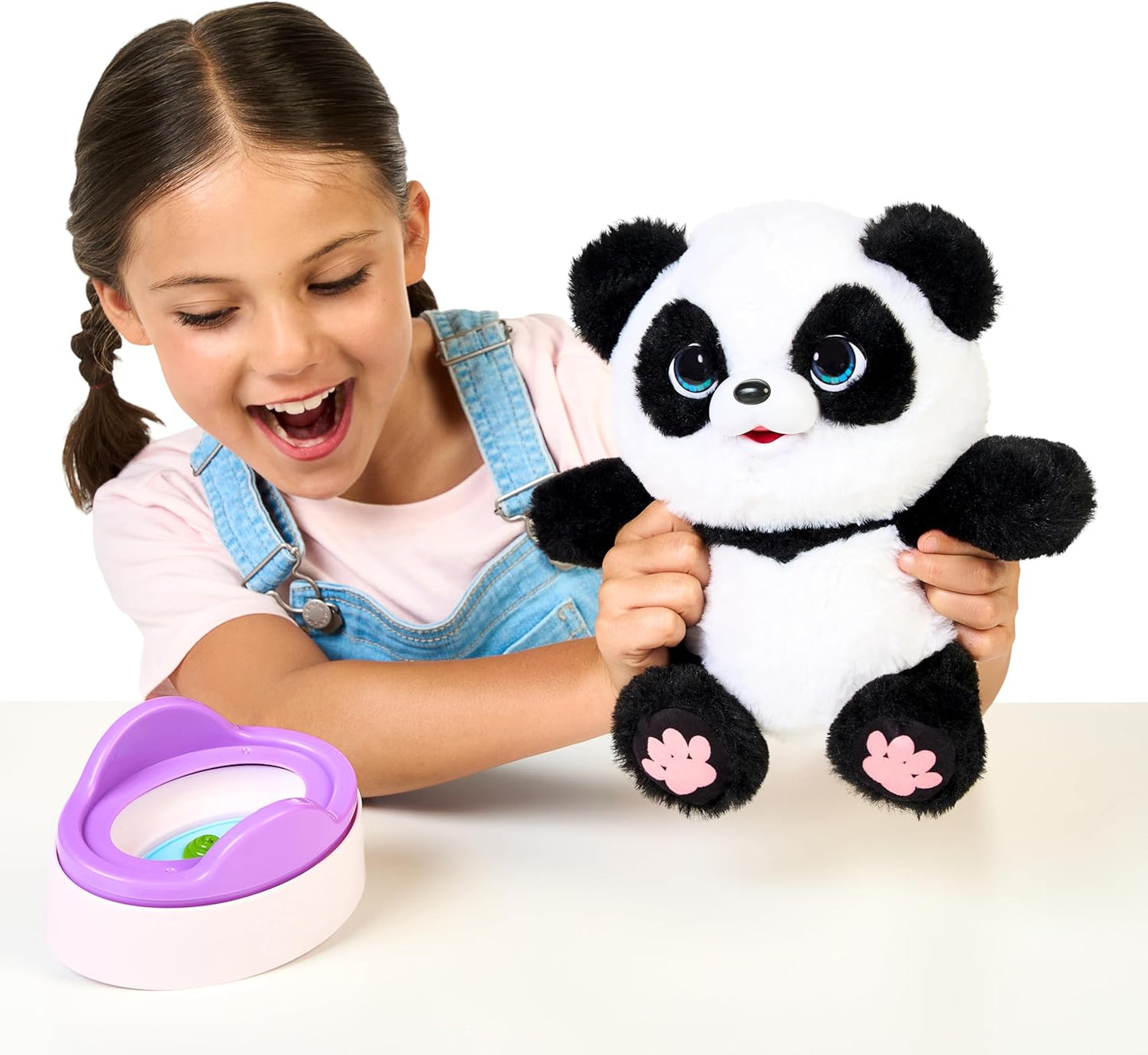Little Live Pets My Baby Panda ChuChu Plush - Interactive Sounds, Feeding, Potty Dance - Ages 4+
