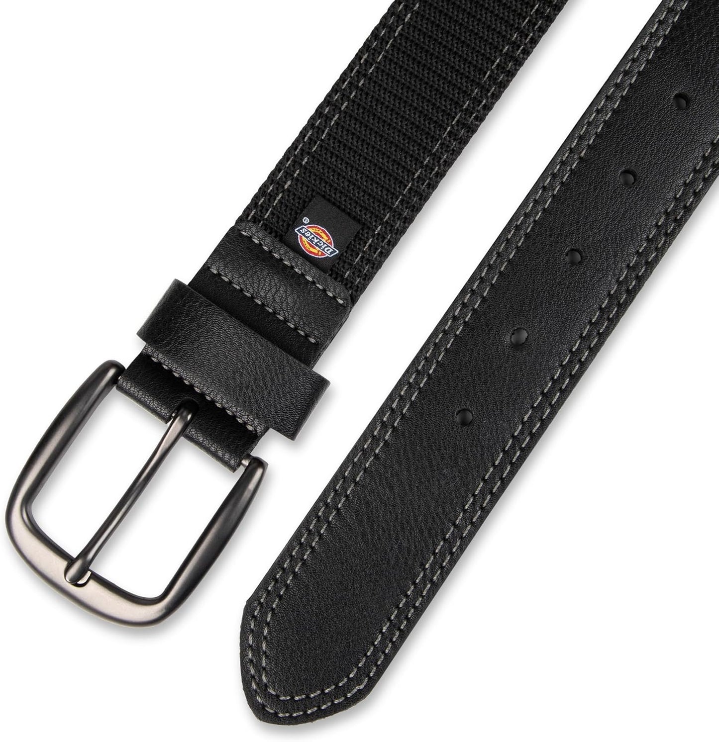Dickies mens Industrial Strength Leather Belt – Workwear, Durable, Reinforced, Heavyweight