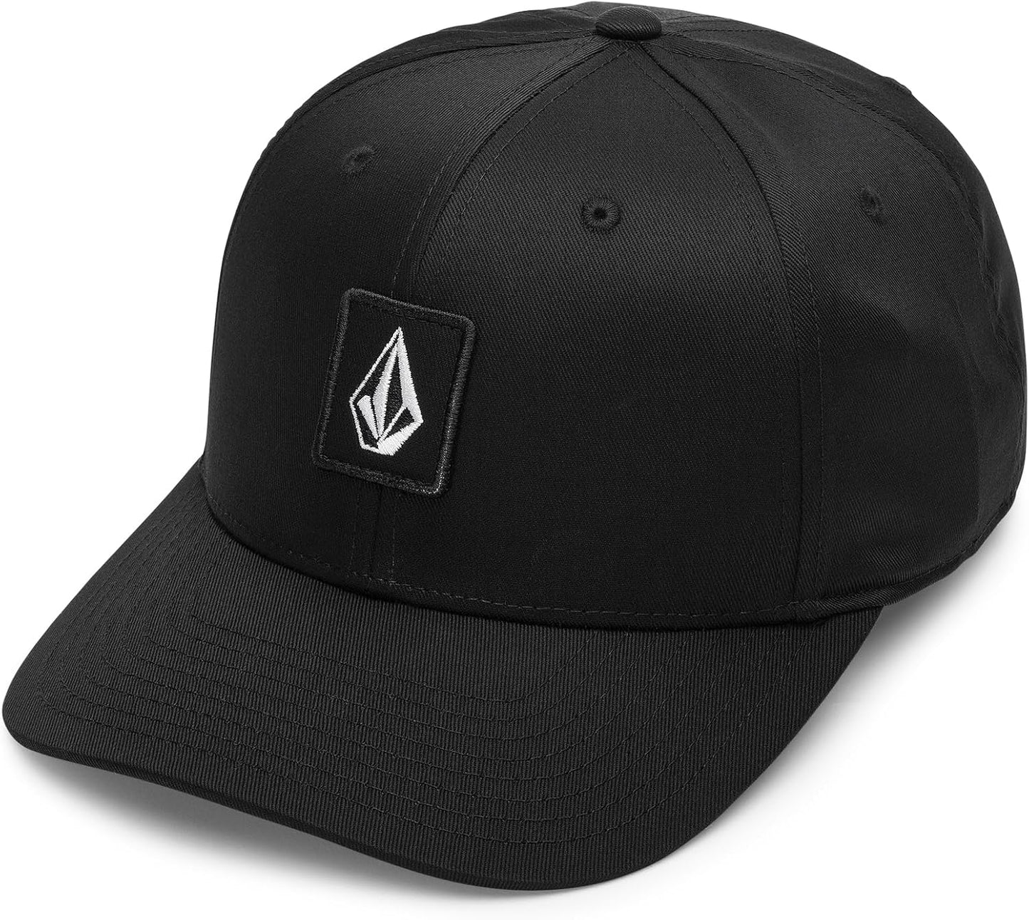 Volcom Unisex Adult Quarter Twill Hat – 6-Panel Adjustable Snapback Baseball Cap with Stone Logo