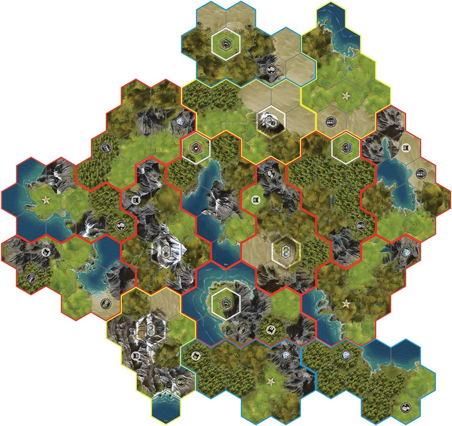 Asmodee Sid Meier's Civilization: A New Dawn Board Game - Rewrite History Your Way! Strategy Game for Kids & Adults , Ages 14+, 2-4 Players, 1-2 Hour Playtime